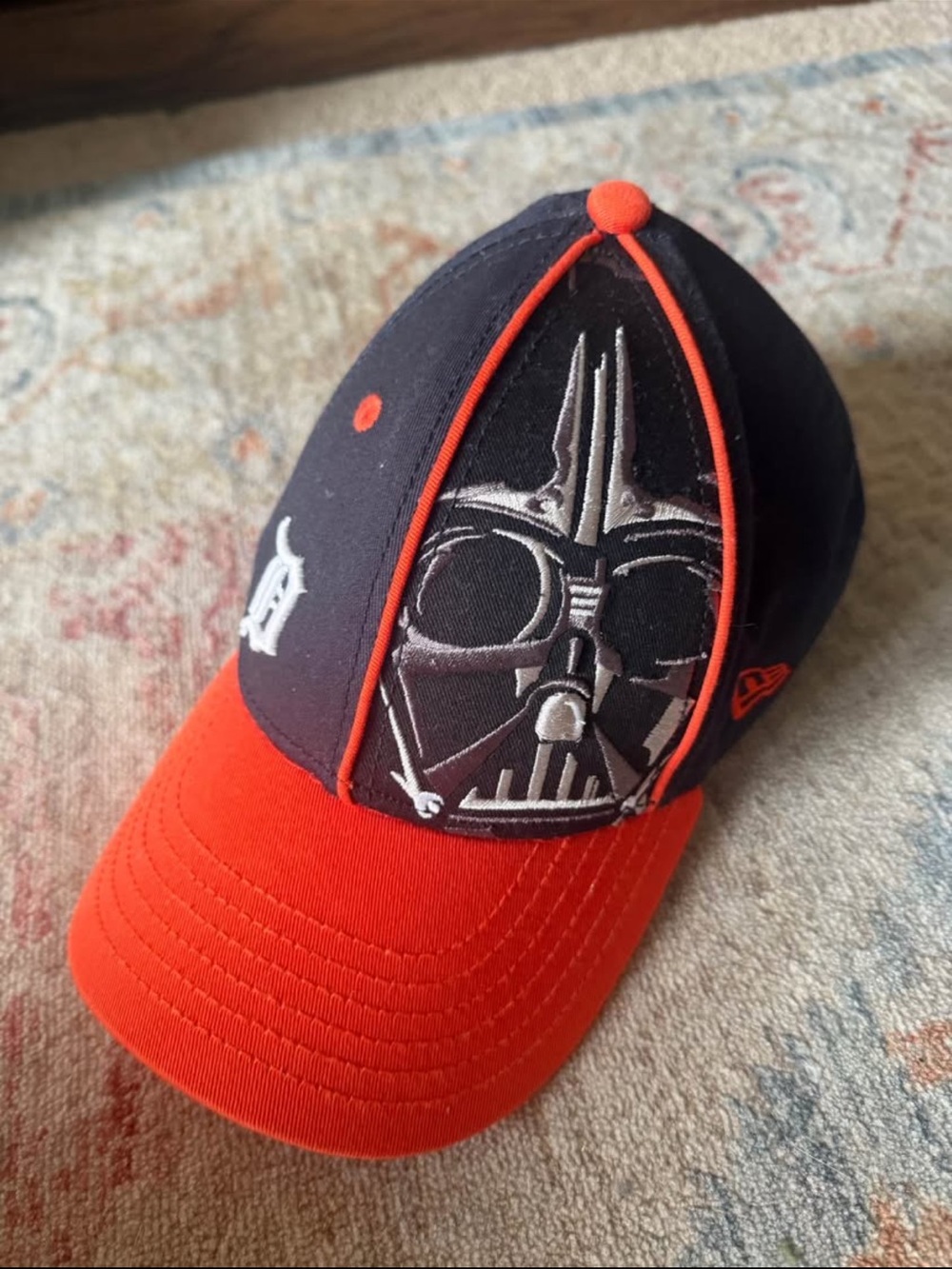 New Era Kids Navy and Orange Darth Vader Baseball Cap